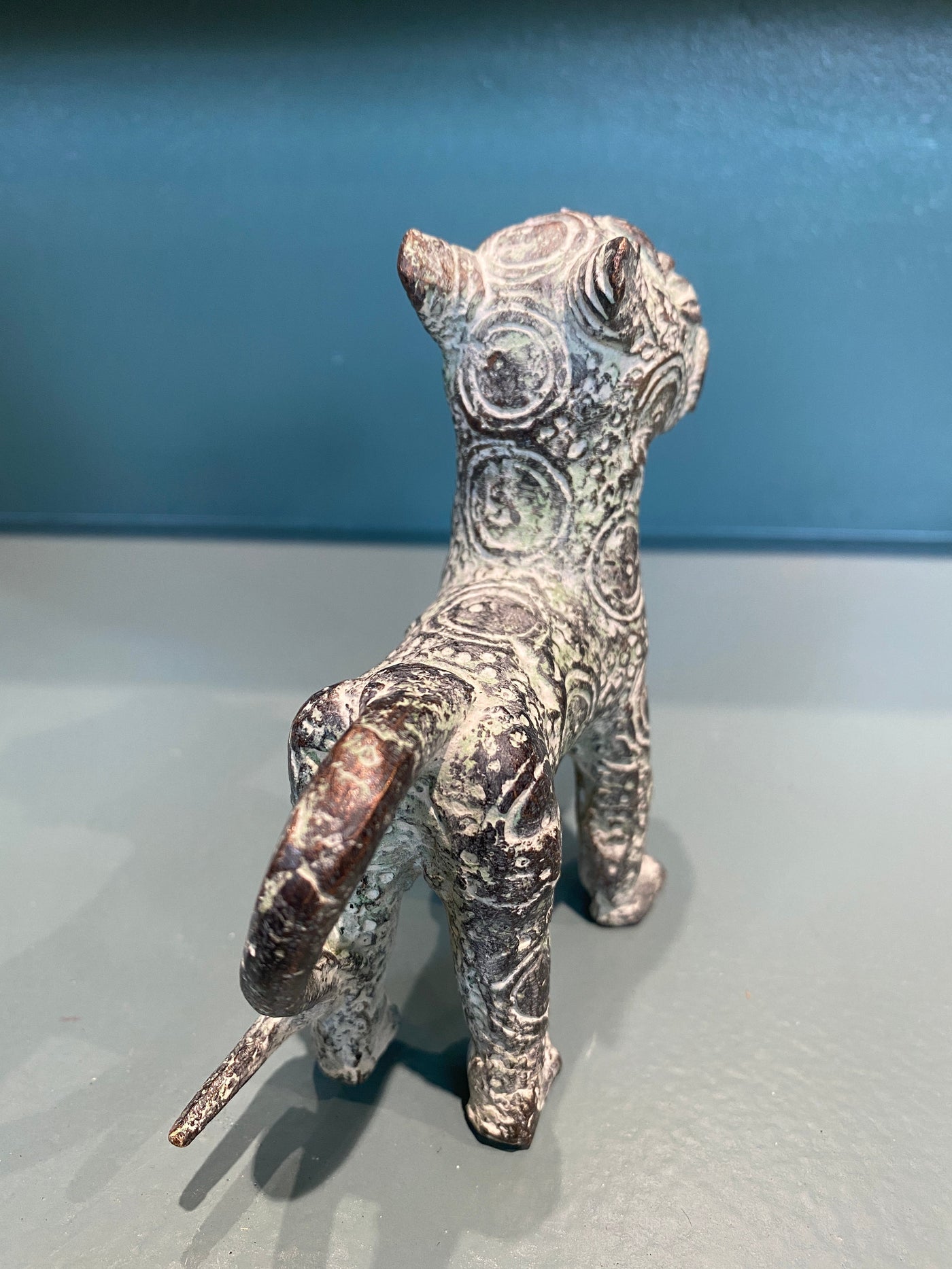 Benin Leopard sculpture - Bronze (56.04)