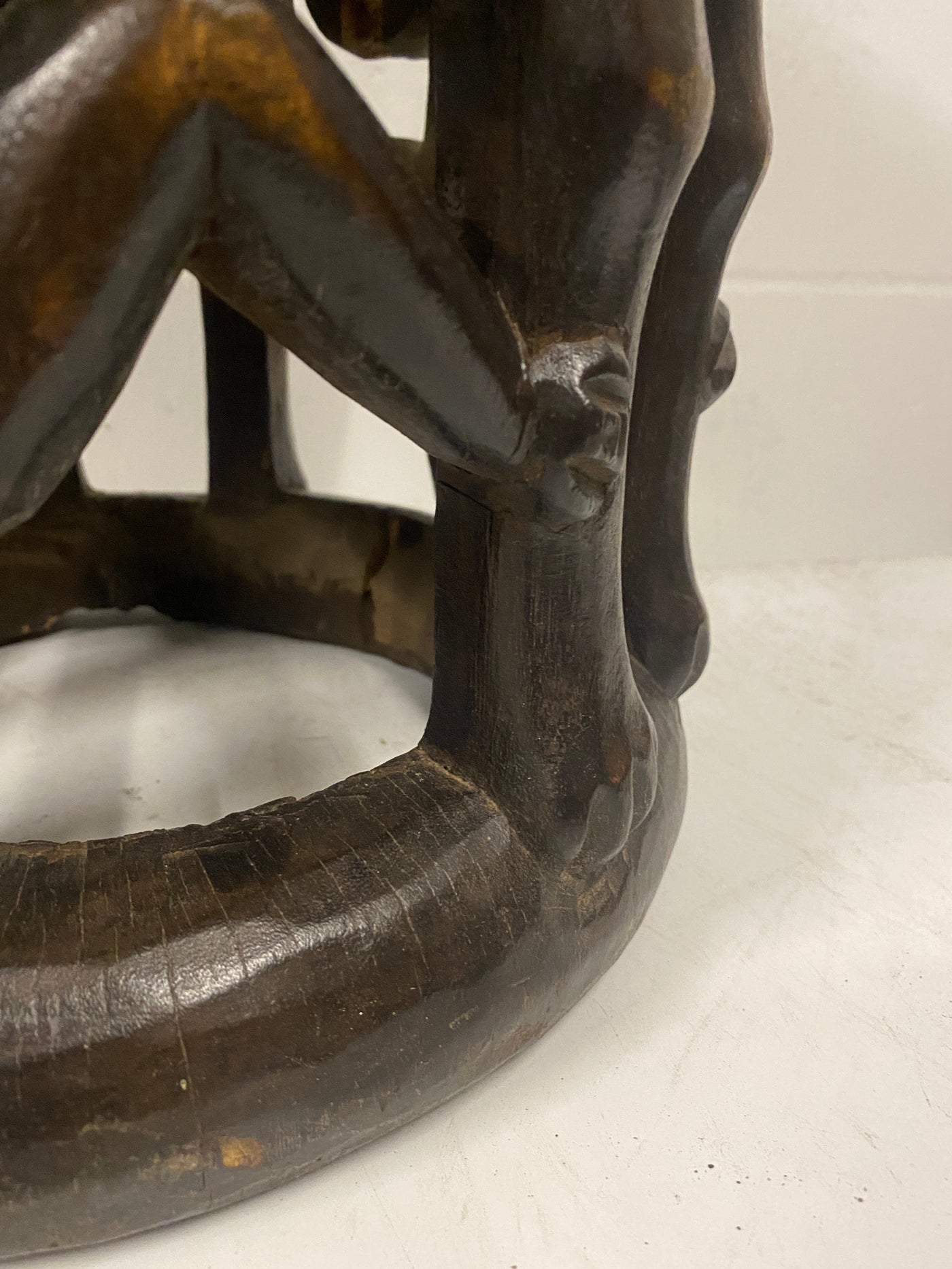 Baule stool - Hand carved - Ivory Coast (85.5)