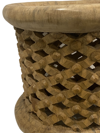 Bamileke Stool/table - Natural (124.1)