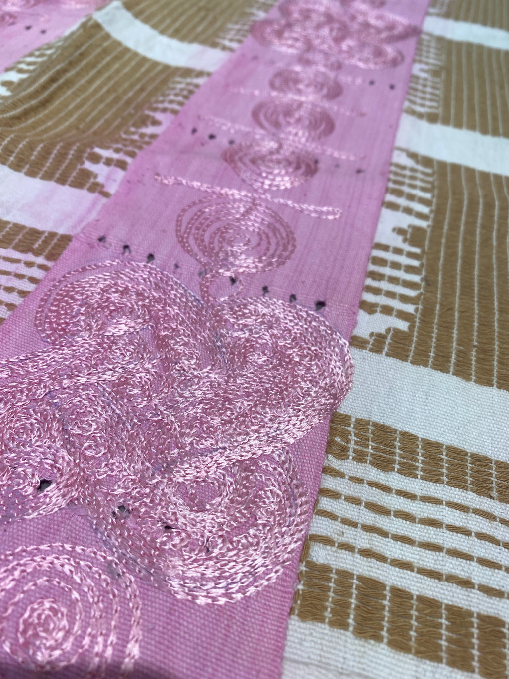 Aso Oke cloth throw - 175x140cm (106.1)