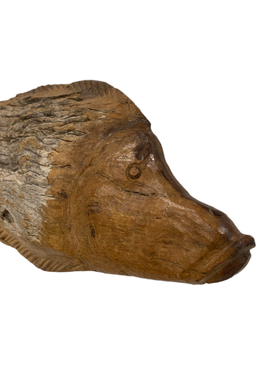 Driftwood Hand Carved Fish - (1303)