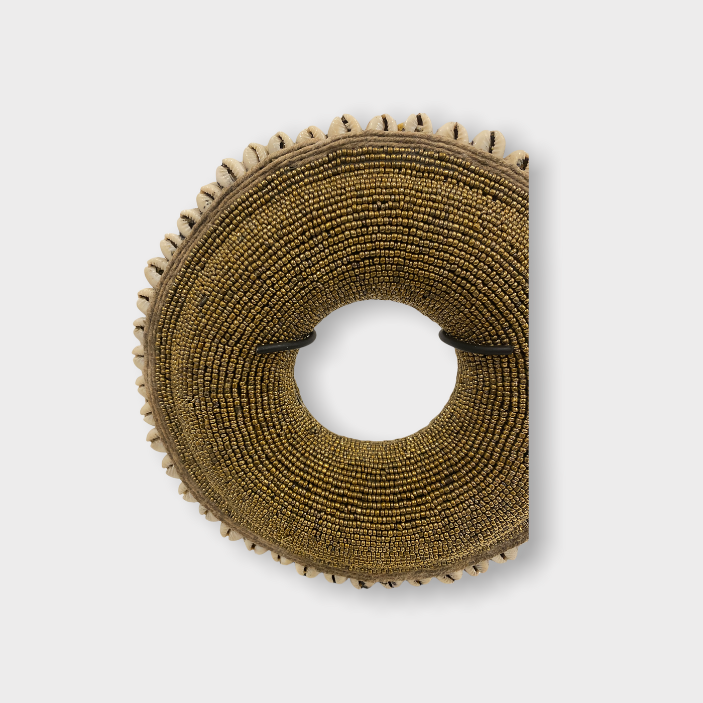 Cameroon beaded bracelet - (88.3) Gold