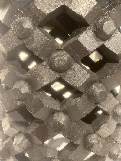 Bamileke Stool \ Table - 36cm - Black