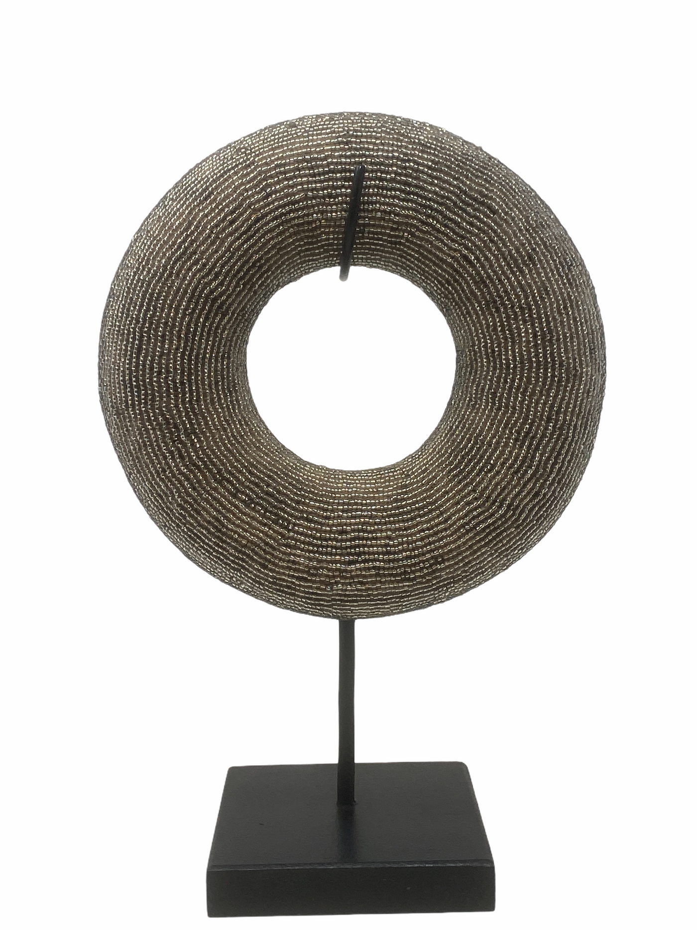 Cameroon beaded bracelet - Silver