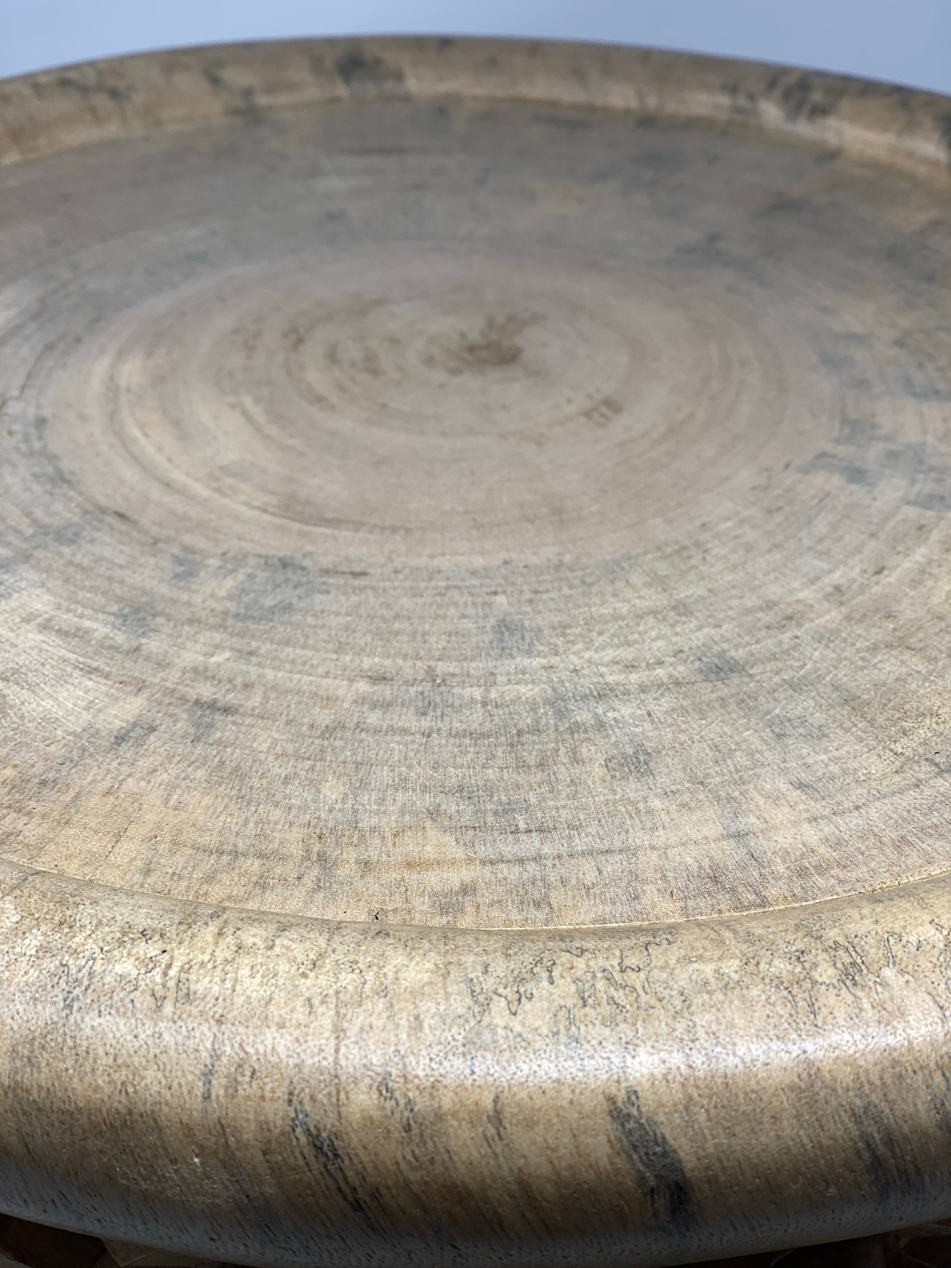 Bamileke Stool \ Table - 40cm - Natural