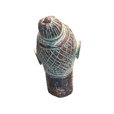 Benin Bronze Head - (55.03)