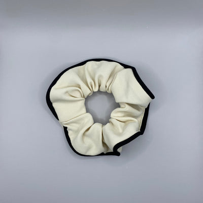 Brooklyn White And Black Scrunchie