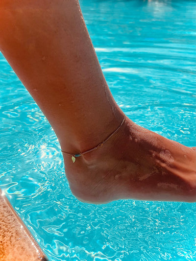 Astrid Luxe 18k Gold Plated Anklet