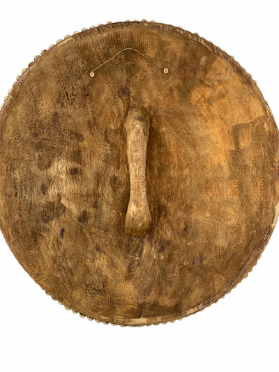 Cameroon Shield - L - 55cm - Black & White