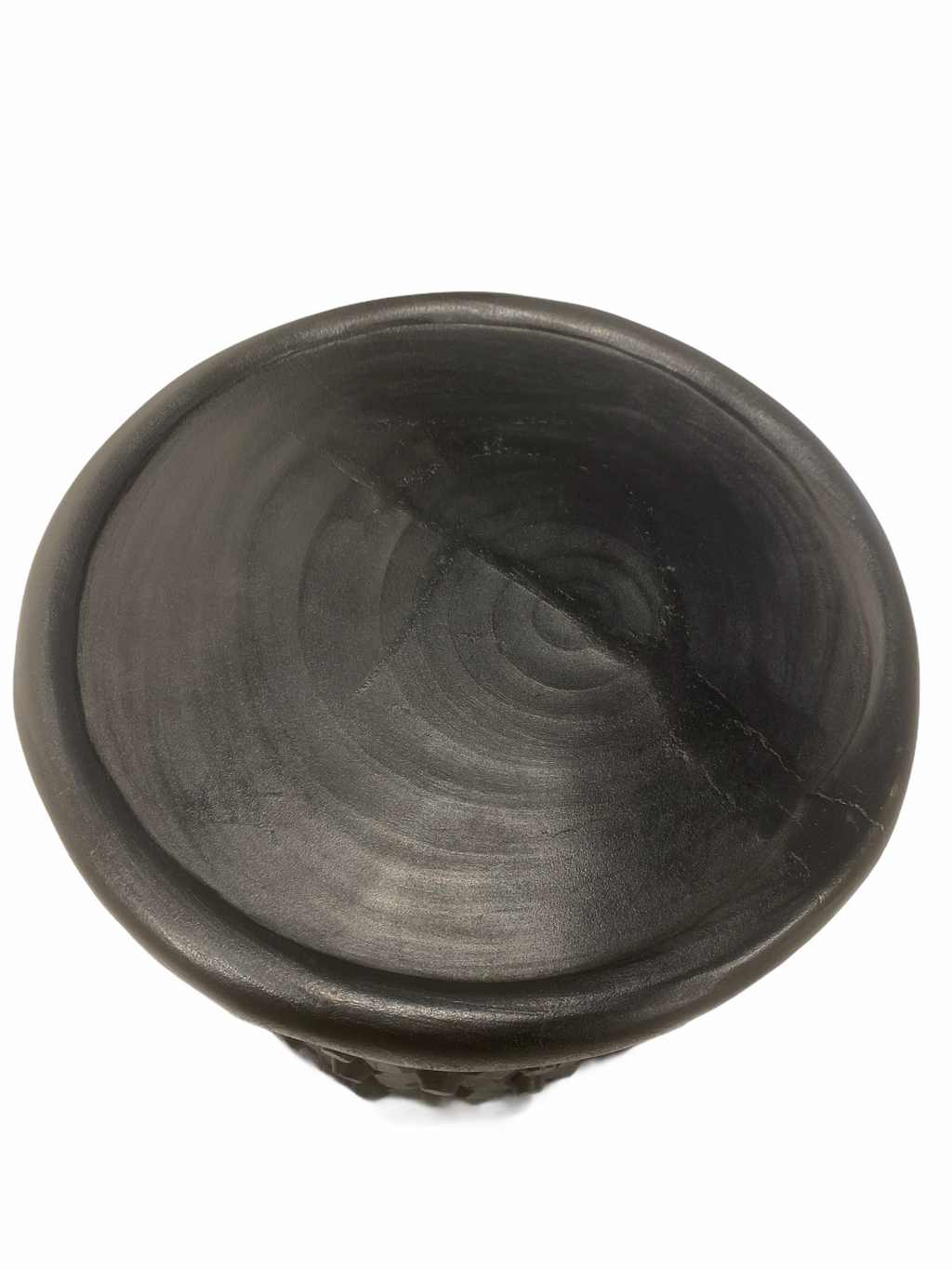 Bamileke Stool \ Table - 36cm - Black