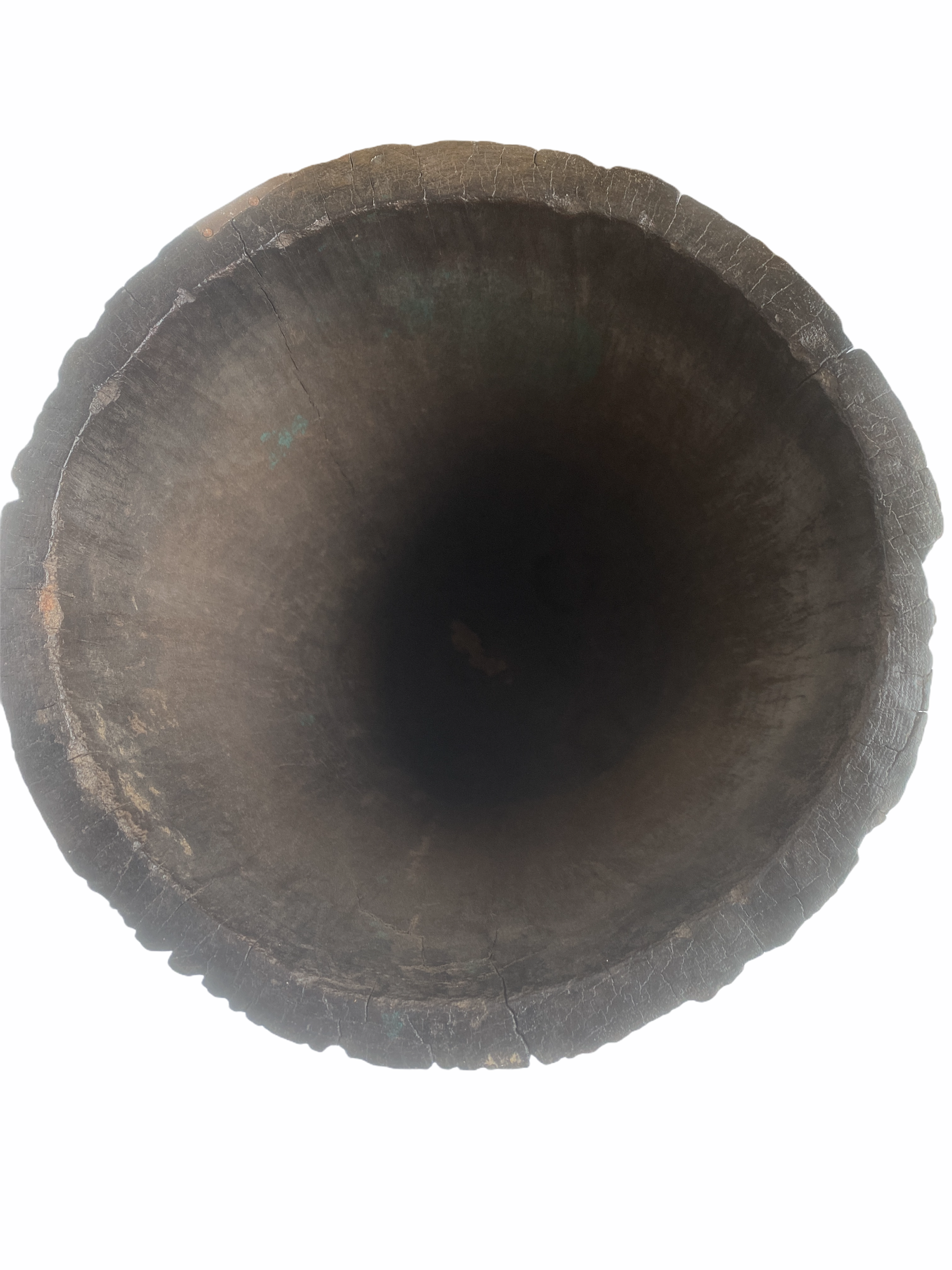African Grain Stomper Stool/Planter  - Zambia