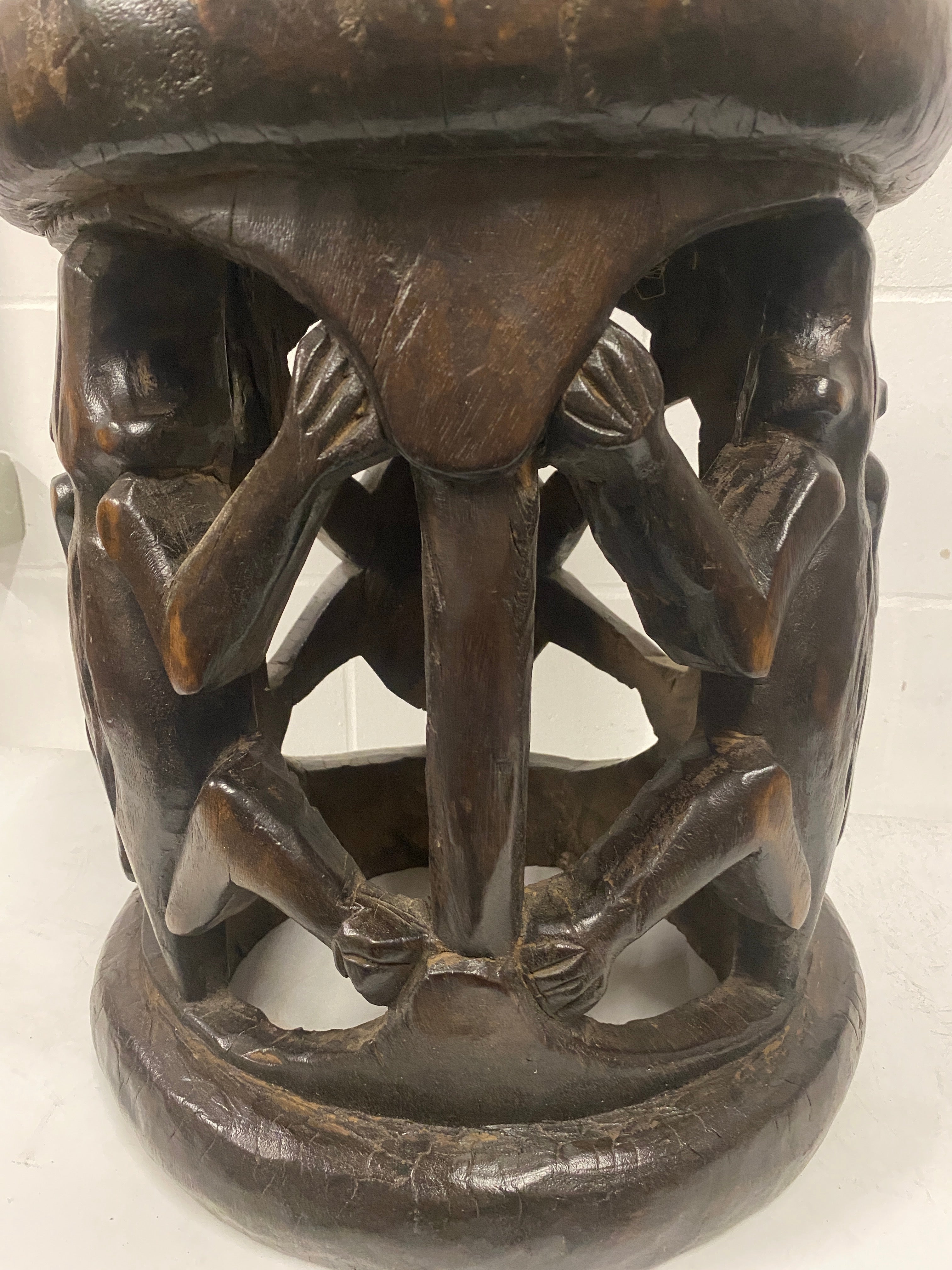 Baule stool - Hand carved - Ivory Coast (85.3)