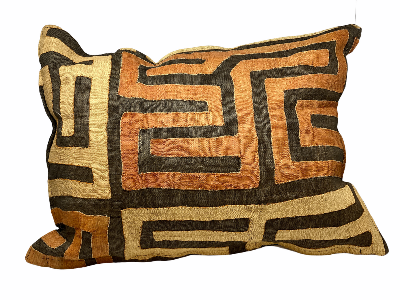 African Kuba cloth cushion 50x70cm