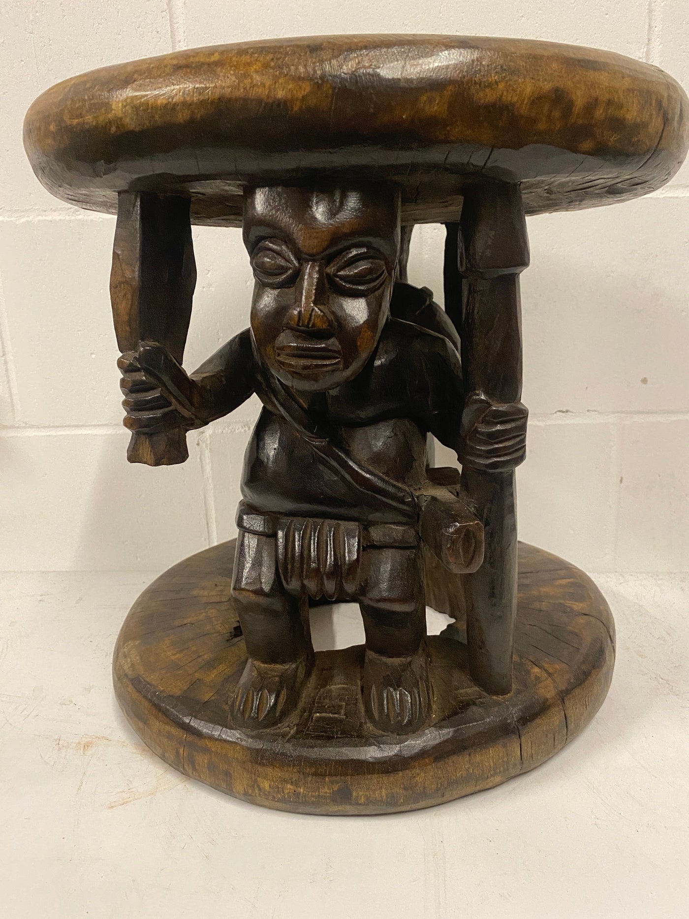 Baule stool - Hand carved - Ivory Coast (85.4)