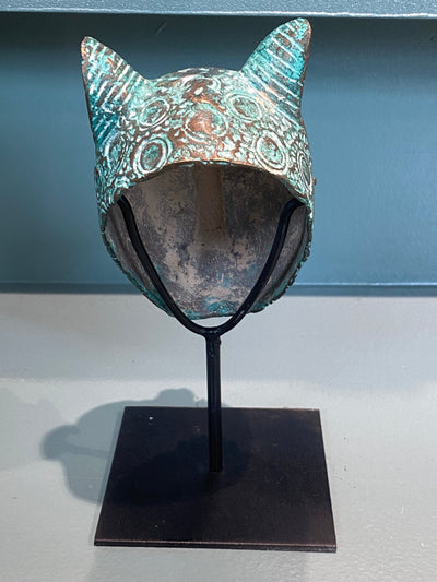 Benin Leopard Bronze - Sculpture (7.05)