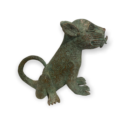 Benin Leopard sculpture - Bronze Large
