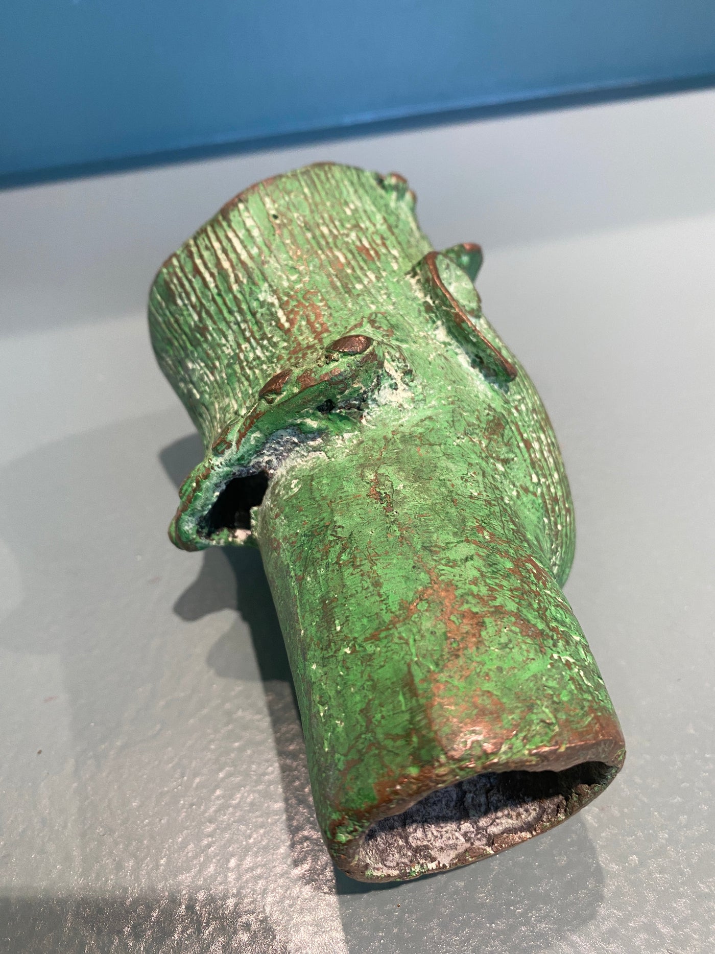 Benin Bronze Head - (55.05)