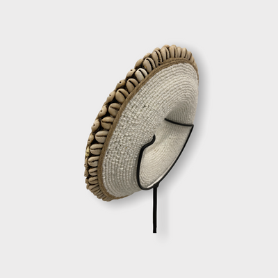 Cameroon beaded bracelet - (88.2) white