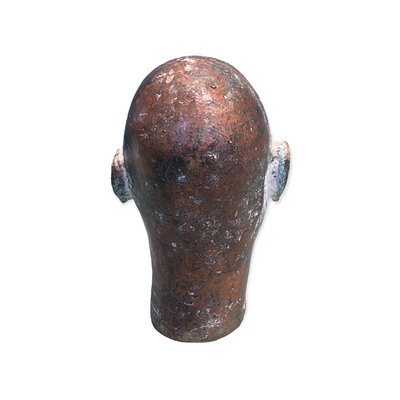 Benin Bronze Head - (55.02)