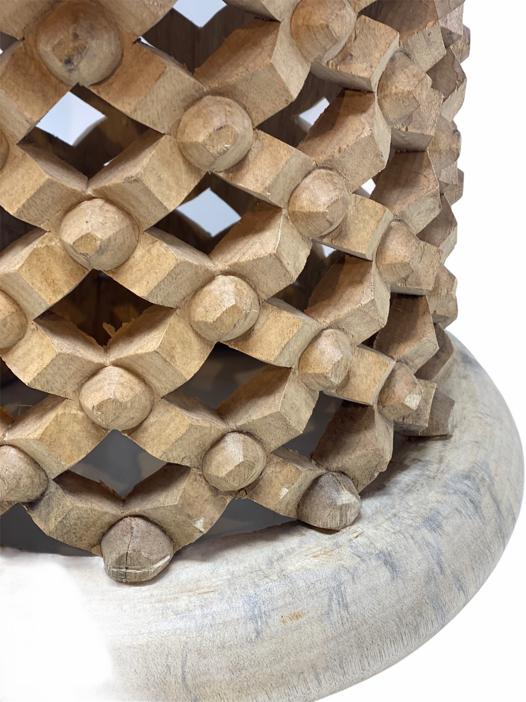 Bamileke Stool \ Table - 40cm - Natural