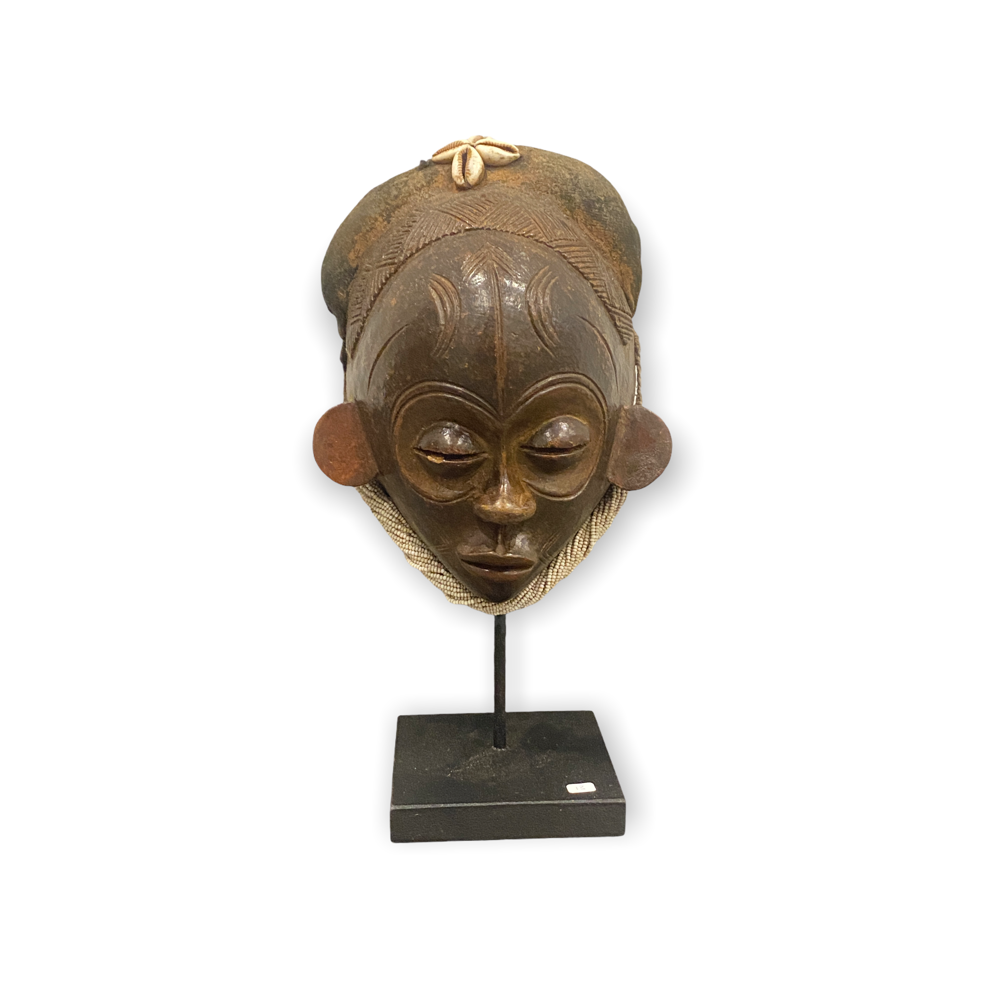 African Raffia Terracotta Mask (cwt1)