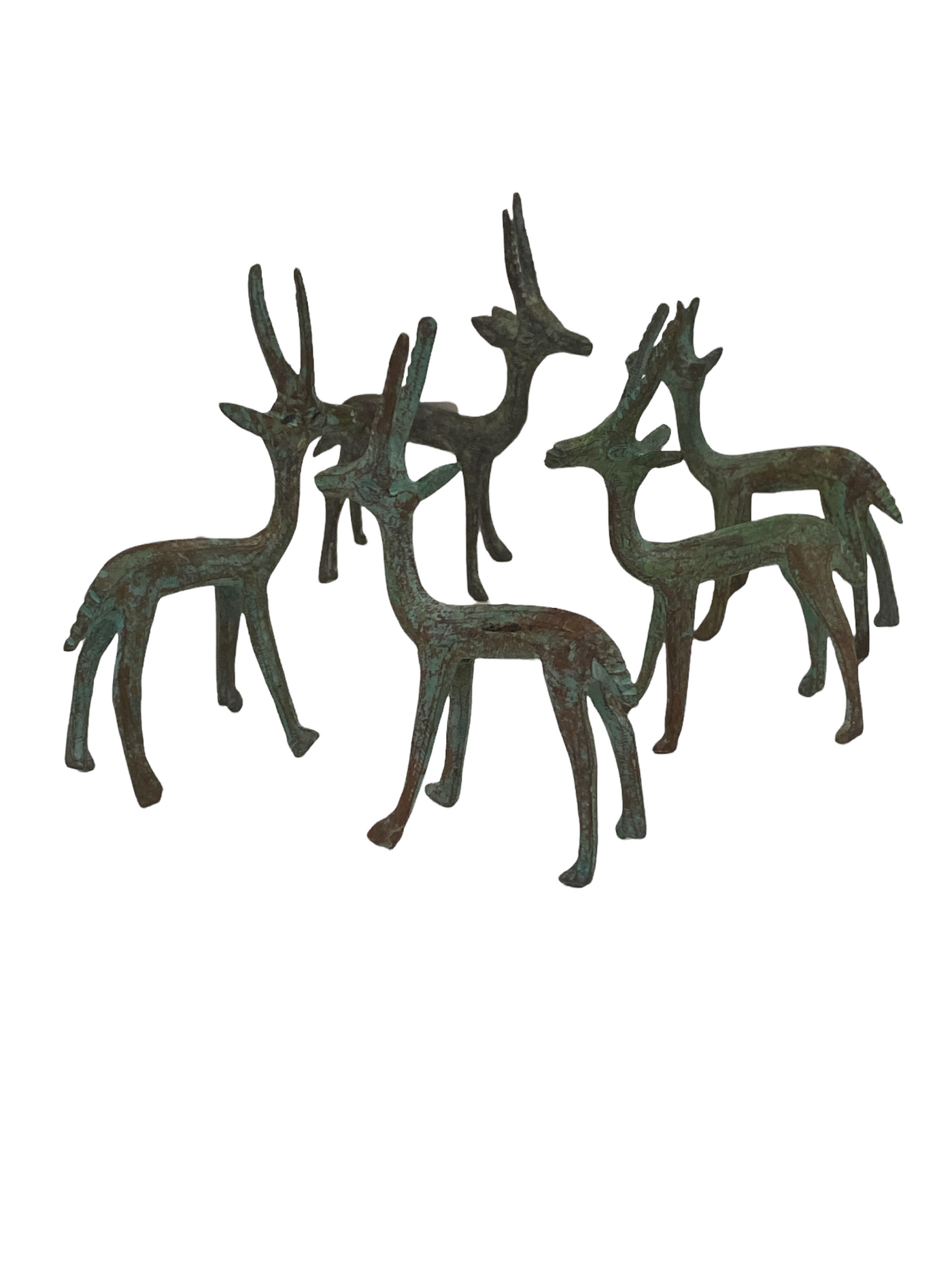 Bronze miniature buck/antelope - Chad (119)