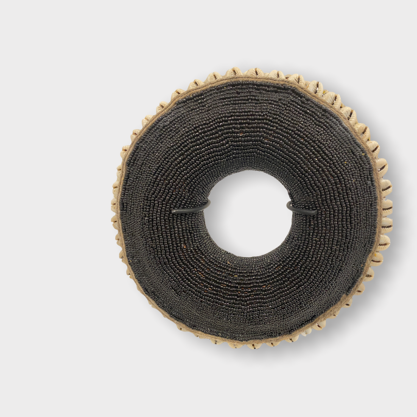 Cameroon beaded bracelet - (88.4) Black