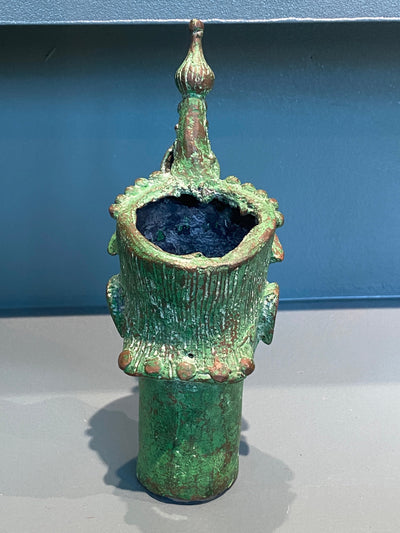 Benin Bronze Head - (55.05)