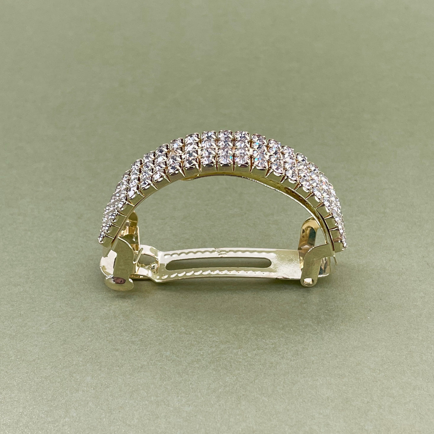 Cassandra Gold Diamante Ponytail Clip