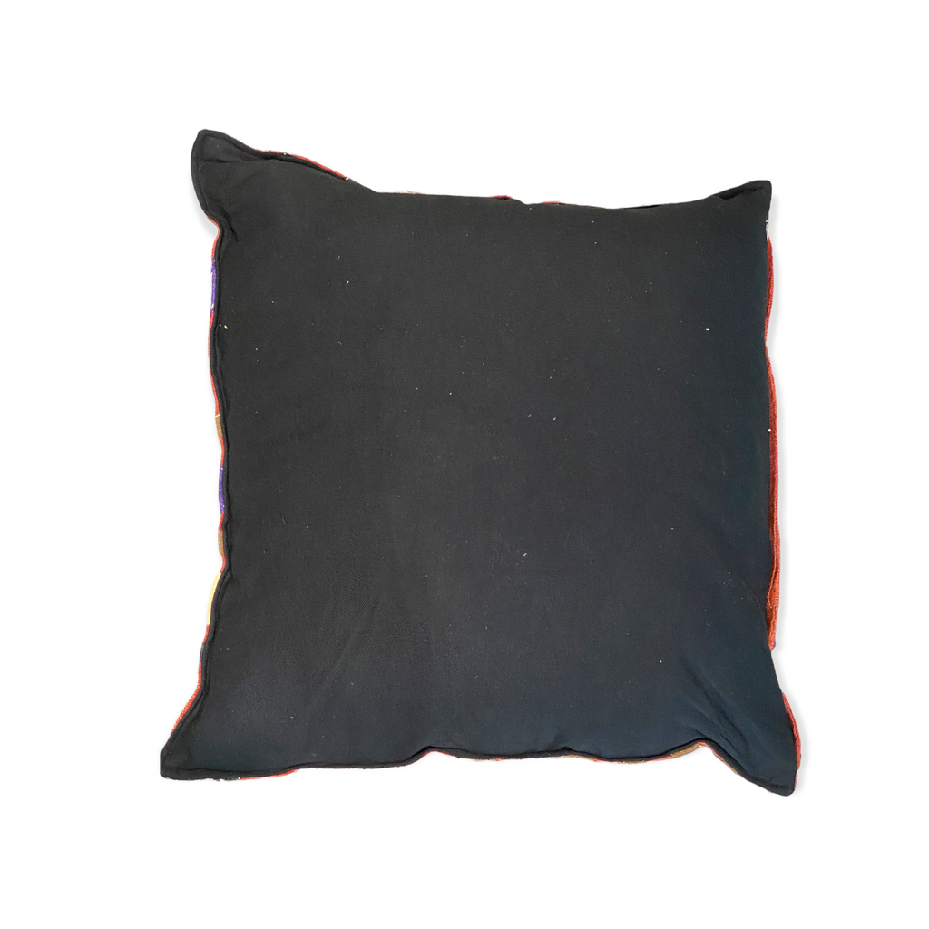 African Kuba Cloth Cushion 60x60  (02)