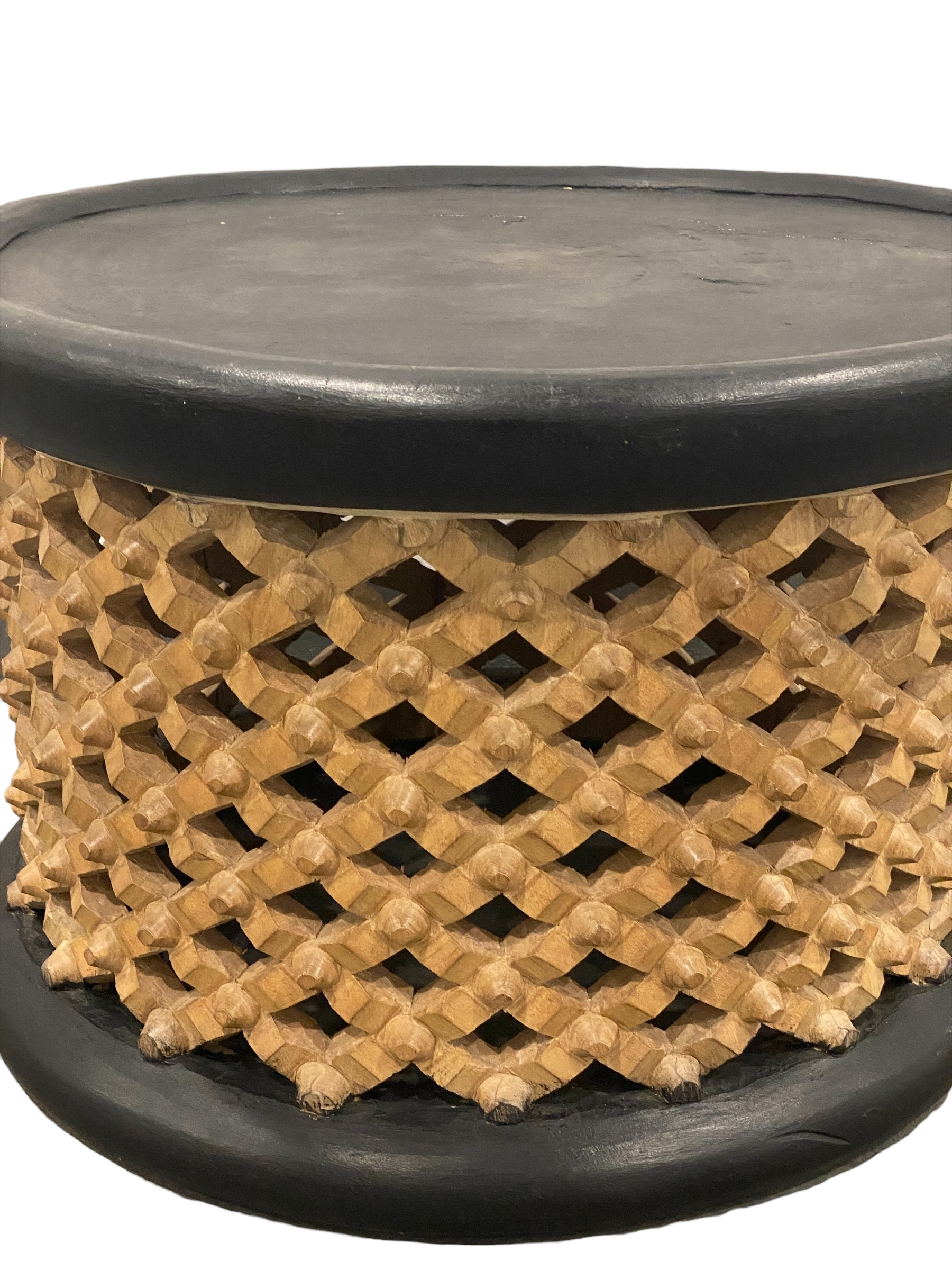 Bamileke Table - (126.2) Black & Natural