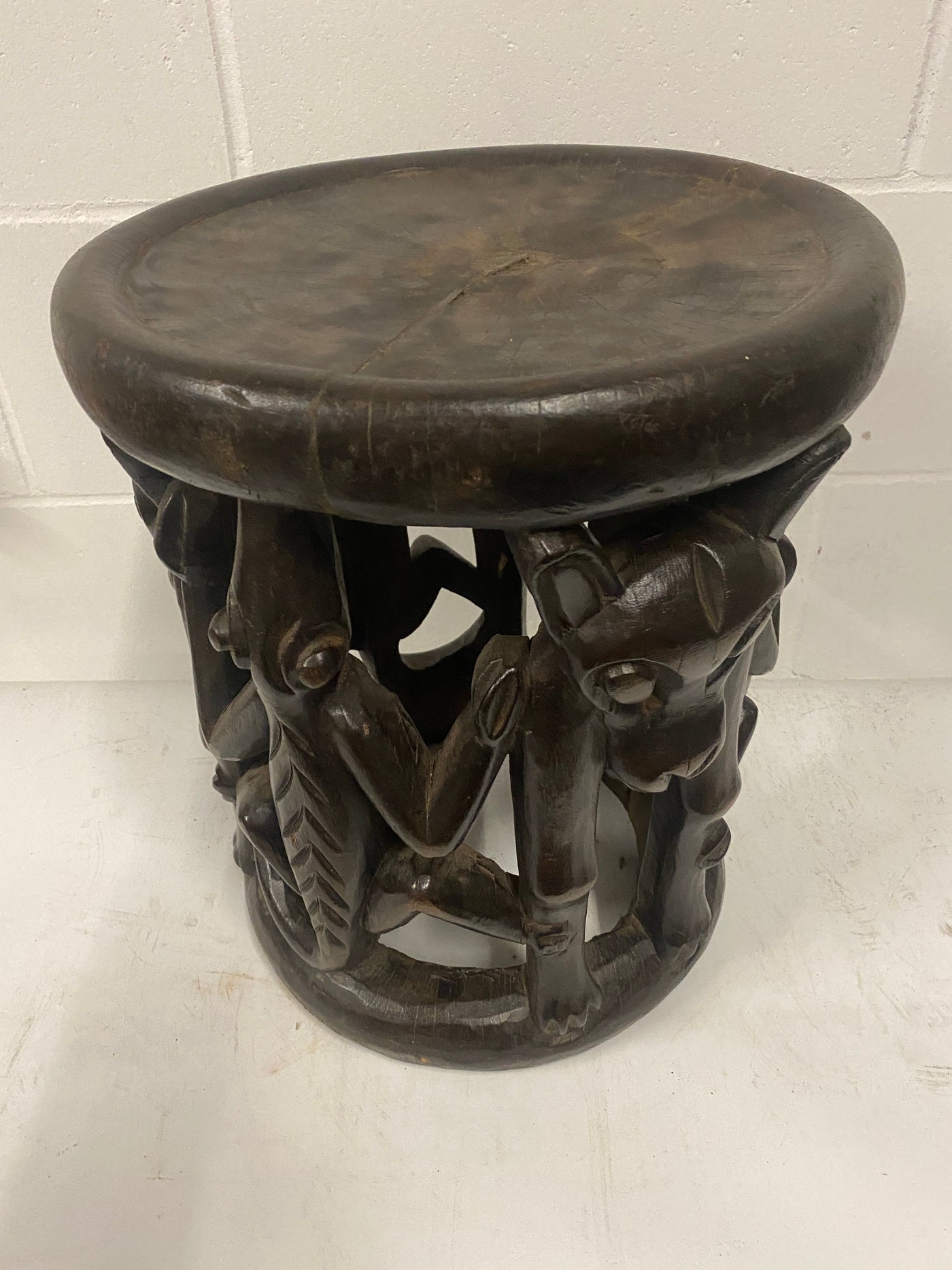 Baule stool - Hand carved - Ivory Coast (85.5)