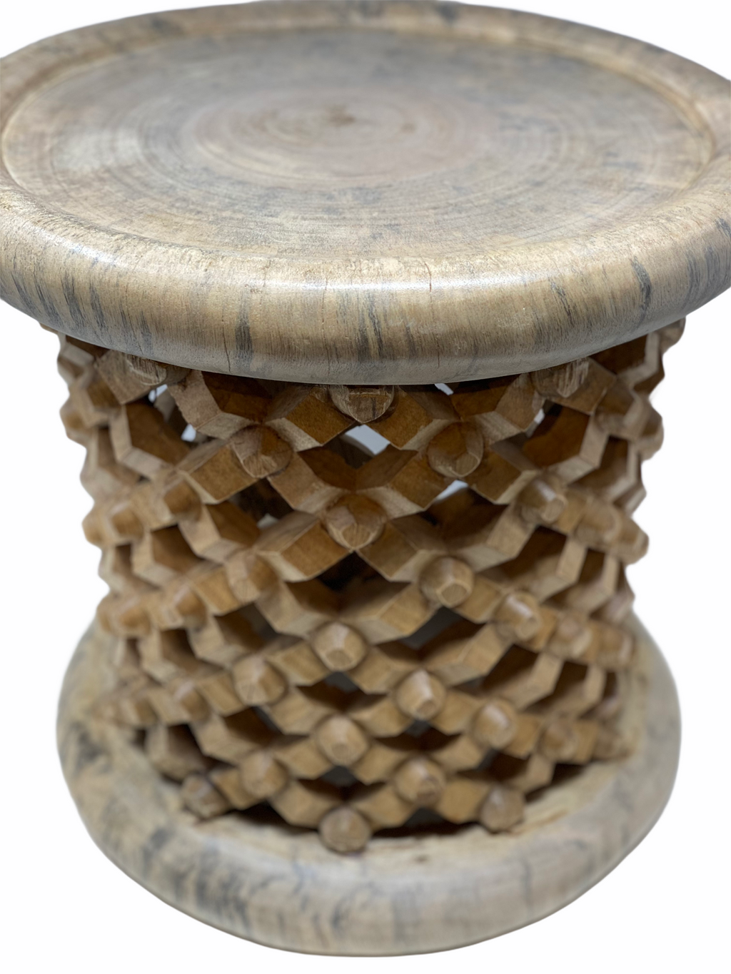 Bamileke Stool \ Table - 40cm - Natural