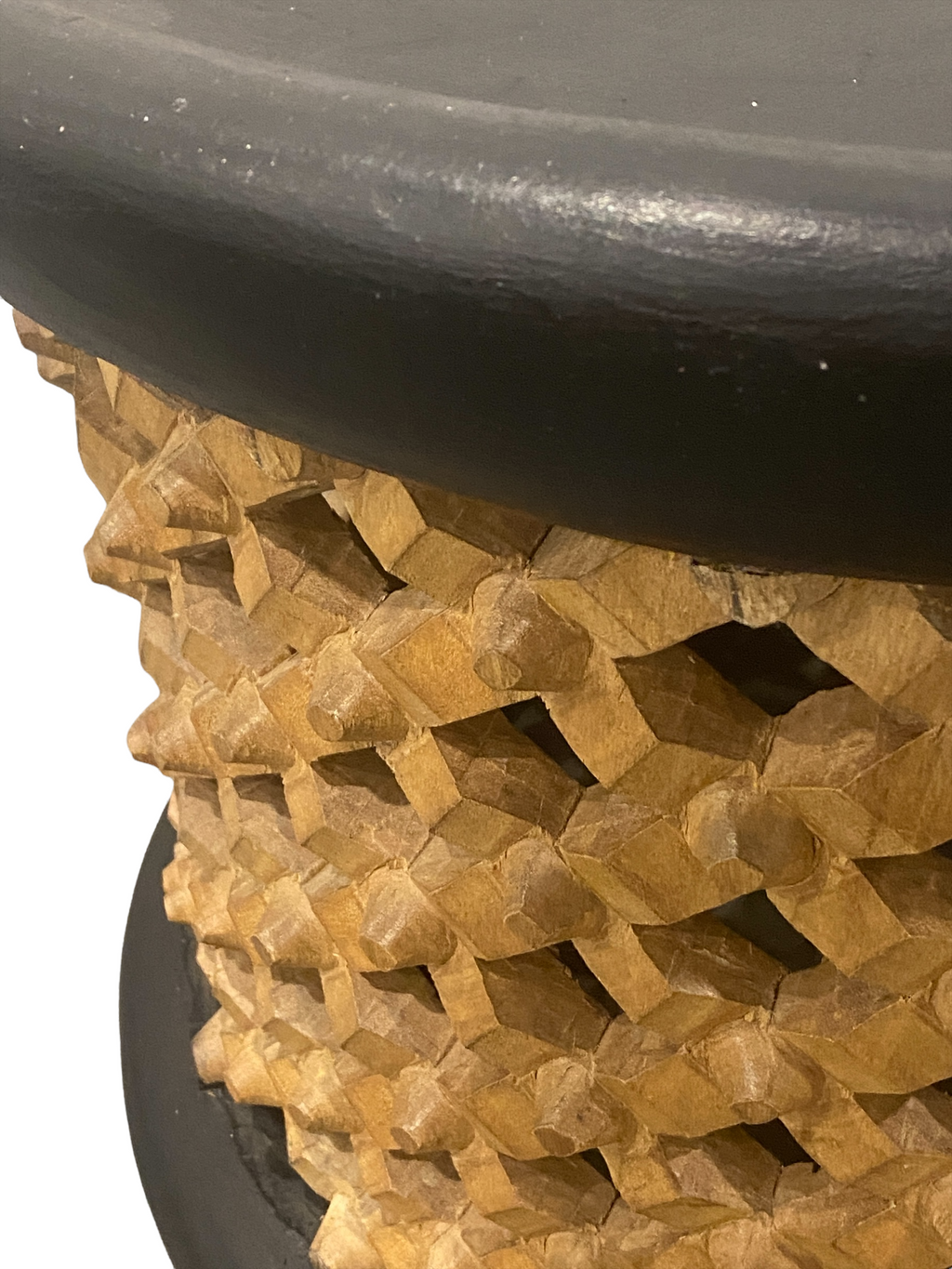 Bamileke Table - (126.2) Black & Natural