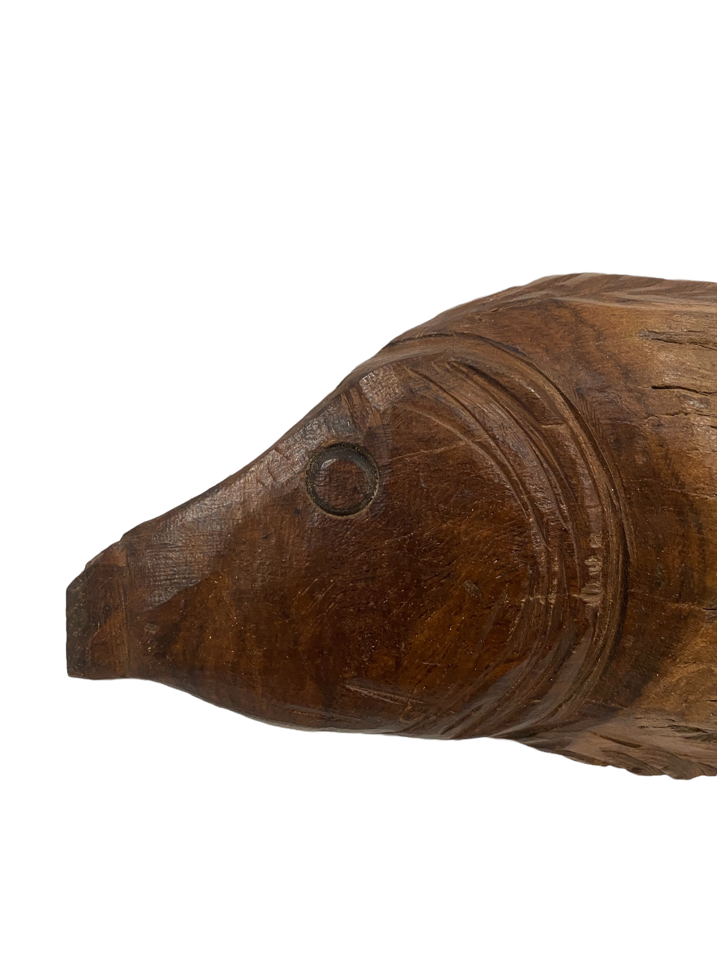Driftwood Hand Carved Fish - S (1107)