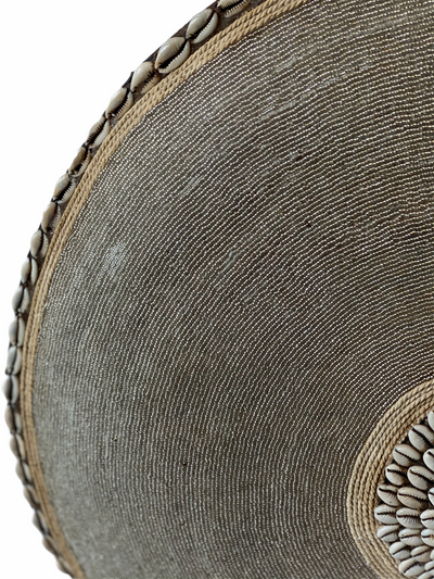 Cameroon Beaded Shield - L - 55cm - Gold