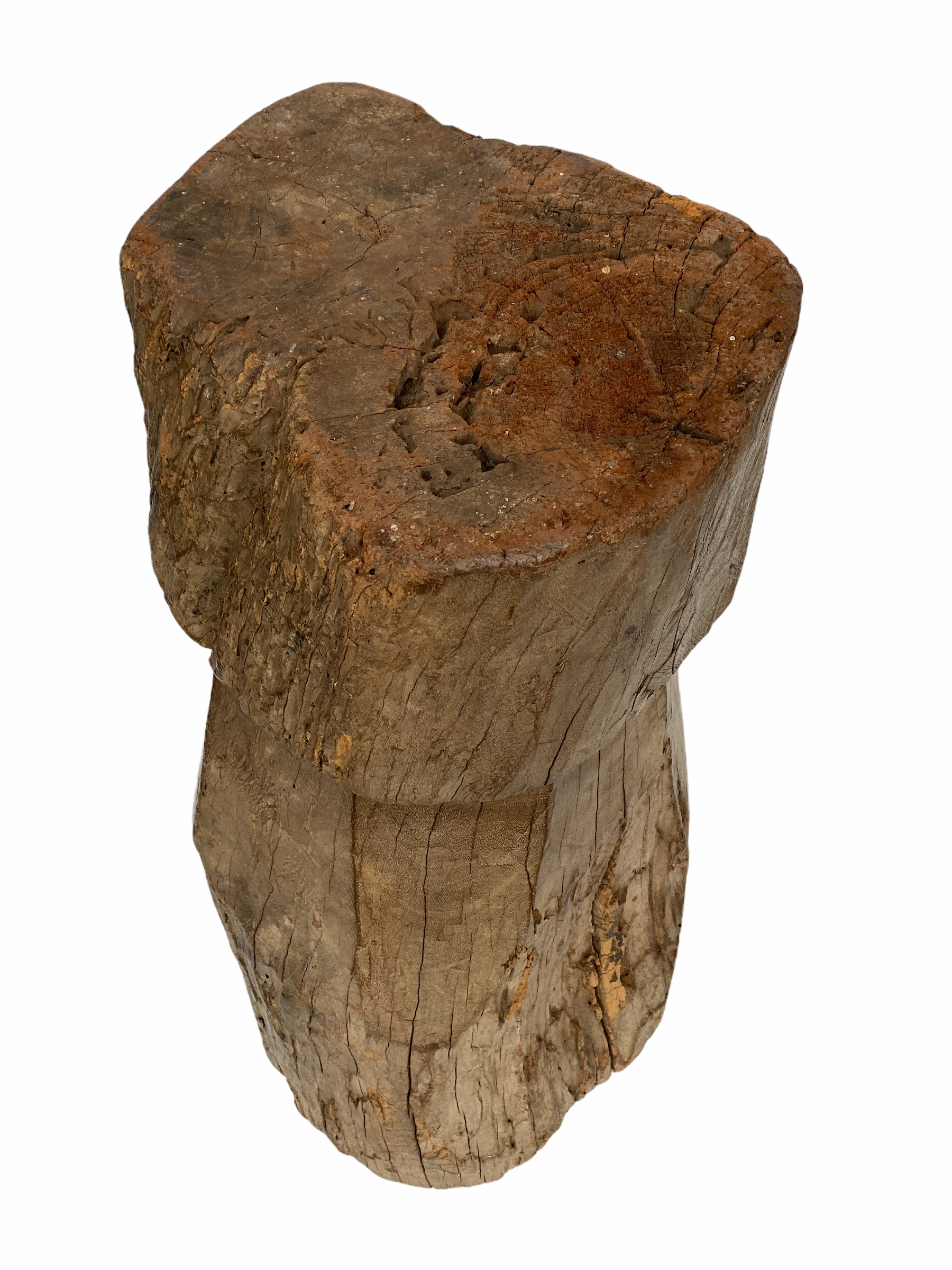 African Grain Stomper Stool/Side Table - Zambia