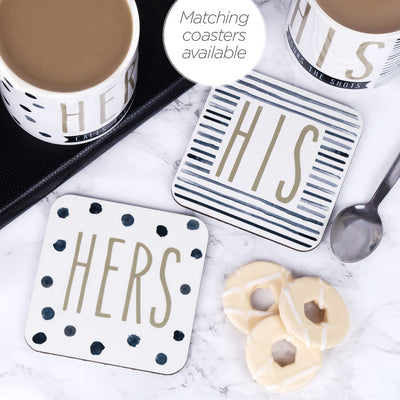 Calls The Shots/Pours The Shots His & Hers Mugs