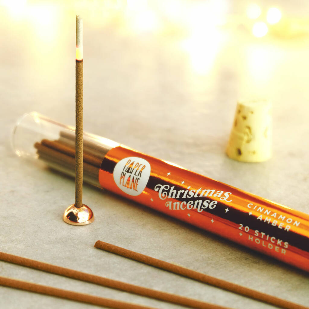 Christmas Incense - Cinnamon and Amber - in a Test Tube